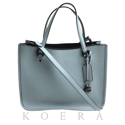 COACH コーチ タイラー キャリーオール 28 2Wayショルダーバッグ アクア C3460 レディース【中古】
