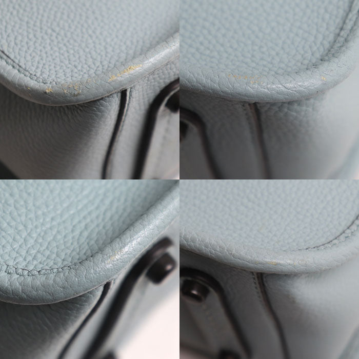 COACH コーチ タイラー キャリーオール 28 2Wayショルダーバッグ アクア C3460 レディース【中古】