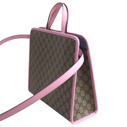 GUCCI グッチ ヒグチ ユウコ チルドレンズトート 2Wayショルダーバッグ ベージュ/ピンク 630542 レディース【中古】【美品】