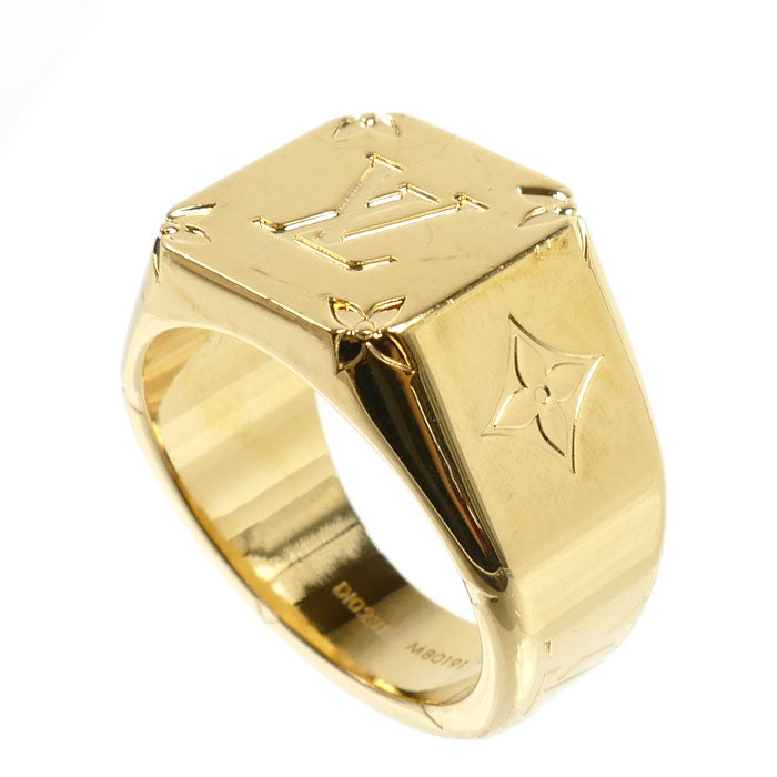LOUIS VUITTON ルイ・ヴィトン GP モノグラム シグネットリング リング・指輪 M80191 DI0231 21号 メンズ【中古】