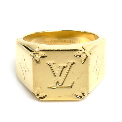 LOUIS VUITTON ルイ・ヴィトン GP モノグラム シグネットリング リング・指輪 M80191 DI0231 21号 メンズ【中古】