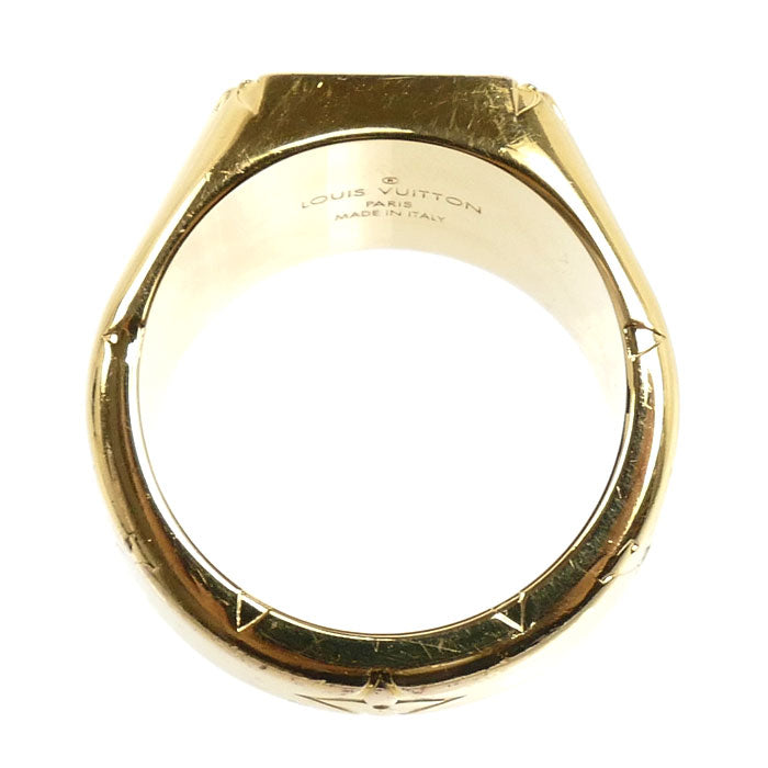 LOUIS VUITTON ルイ・ヴィトン GP モノグラム シグネットリング リング・指輪 M80191 DI0231 21号 メンズ【中古】