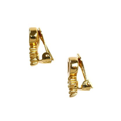 Dior ディオール GP クリスタル CDロゴ イヤリング レディース【中古】