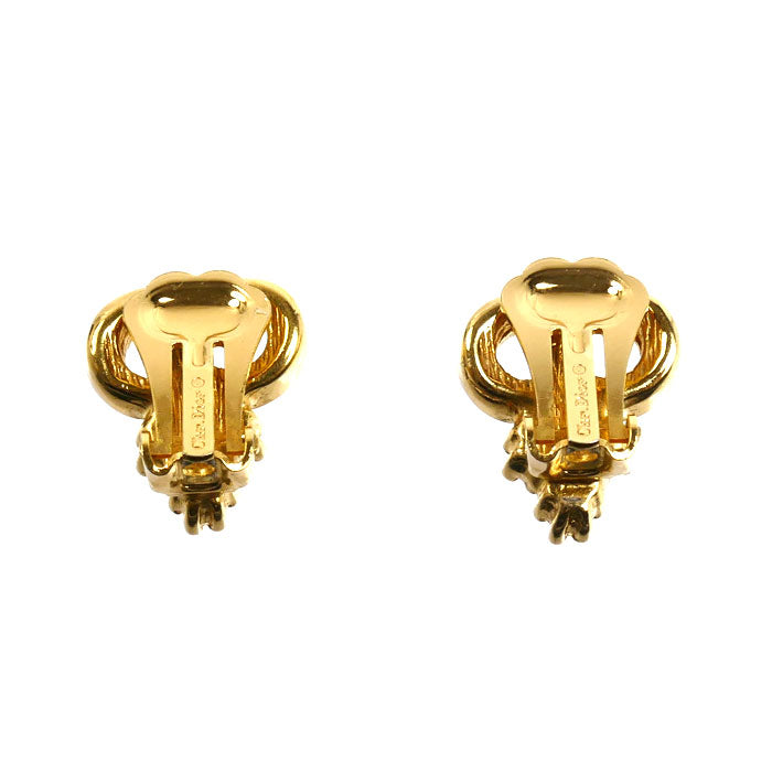 Dior ディオール GP クリスタル CDロゴ イヤリング レディース【中古】