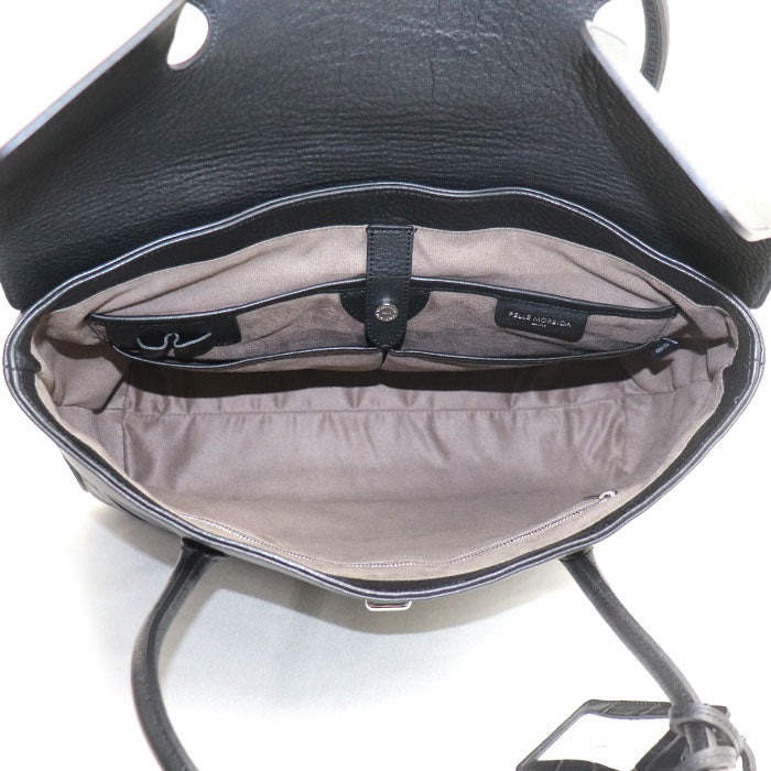PELLE MORBIDA ペッレモルビダ メイデンヴォヤージュ フラップ トートバッグ ブラック PMO-SOMB055AELE フラップビジネス メンズ【中古】【極美品】