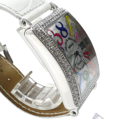 FRANCK MULLER フランクミュラー クレイジーアワーズ カラードリーム ダイヤ 腕時計 自動巻き 1200CH D ロングアイランド メンズ【中古】
