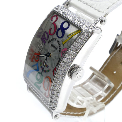 FRANCK MULLER フランクミュラー クレイジーアワーズ カラードリーム ダイヤ 腕時計 自動巻き 1200CH D ロングアイランド メンズ【中古】