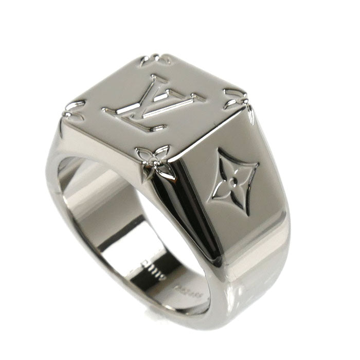 LOUIS VUITTON ルイ・ヴィトン メタル モノグラム シグネットリング リング・指輪 M62488 DI1119 21号 メンズ【中古】