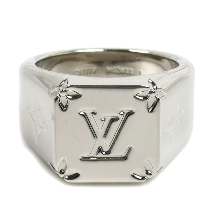 LOUIS VUITTON ルイ・ヴィトン メタル モノグラム シグネットリング リング・指輪 M62488 DI1119 21号 メンズ【中古】