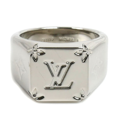 LOUIS VUITTON ルイ・ヴィトン メタル モノグラム シグネットリング リング・指輪 M62488 DI1119 21号 メンズ【中古】