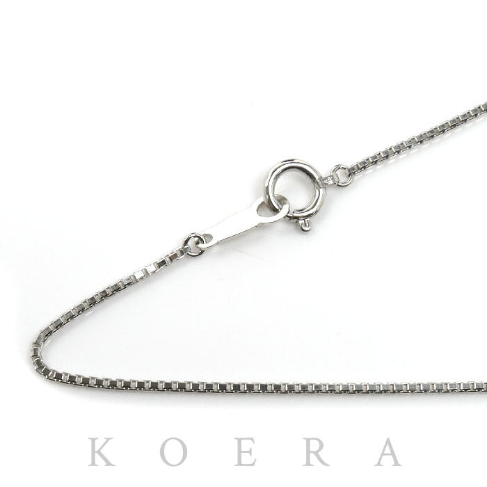 Pt850プラチナ ネックレス ベネチアン 4.0g 40cm レディース【中古】
