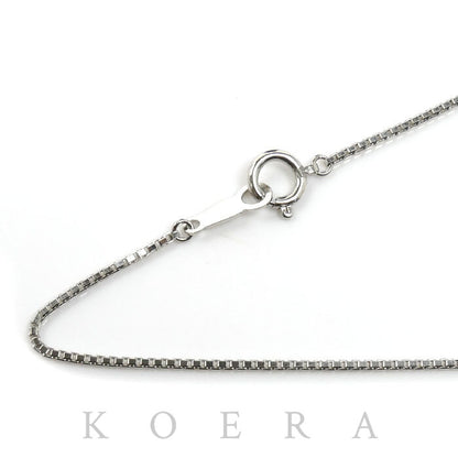 Pt850プラチナ ネックレス ベネチアン 4.0g 40cm レディース【中古】