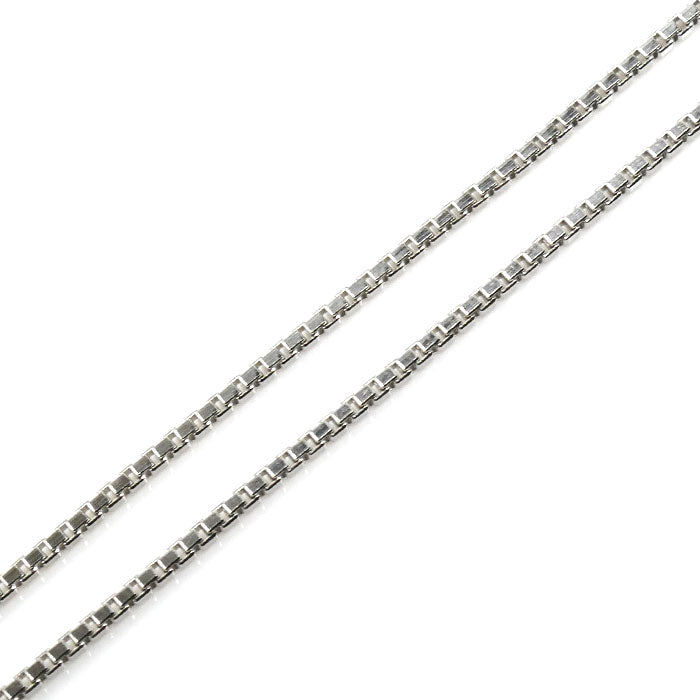Pt850プラチナ ネックレス ベネチアン 4.0g 40cm レディース【中古】