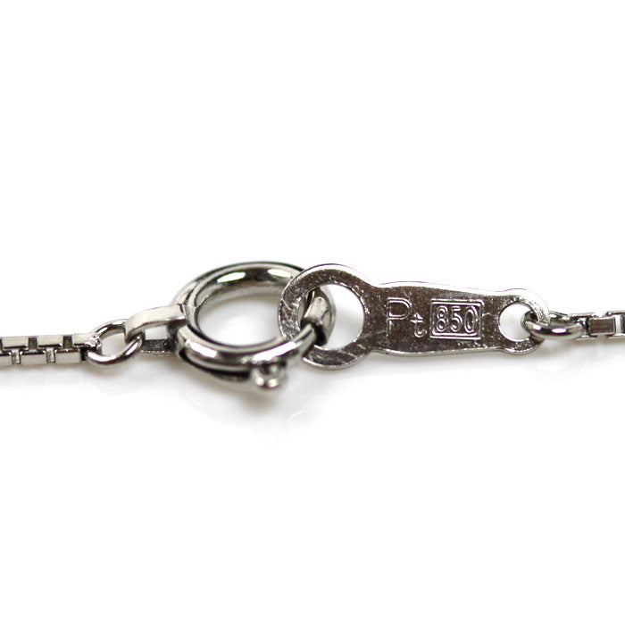 Pt850プラチナ ネックレス ベネチアン 4.0g 40cm レディース【中古】