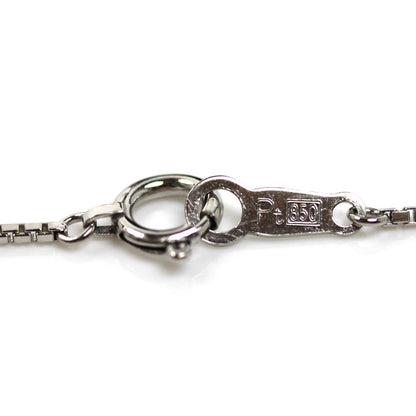 Pt850プラチナ ネックレス ベネチアン 4.0g 40cm レディース【中古】