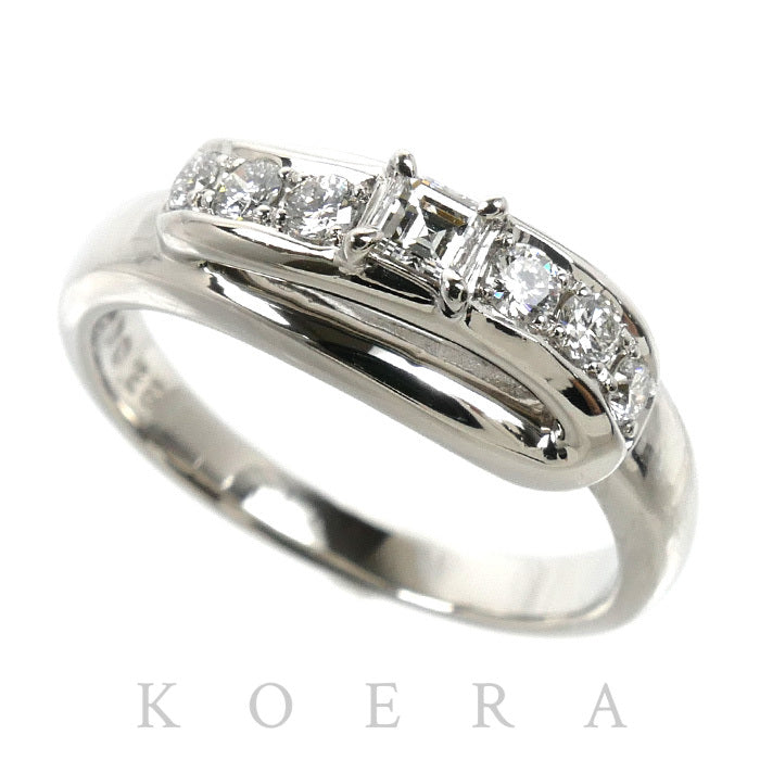 POLA ポーラ Pt900プラチナ リング・指輪 ダイヤモンド0.28ct 12号 7.1g レディース【中古】【美品】