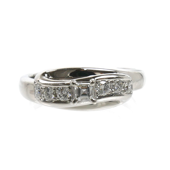 POLA ポーラ Pt900プラチナ リング・指輪 ダイヤモンド0.28ct 12号 7.1g レディース【中古】【美品】
