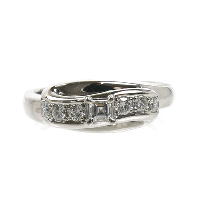 POLA ポーラ Pt900プラチナ リング・指輪 ダイヤモンド0.28ct 12号 7.1g レディース【中古】【美品】