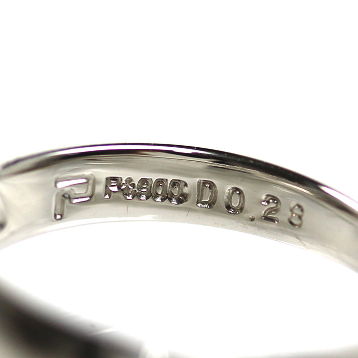 POLA ポーラ Pt900プラチナ リング・指輪 ダイヤモンド0.28ct 12号 7.1g レディース【中古】【美品】