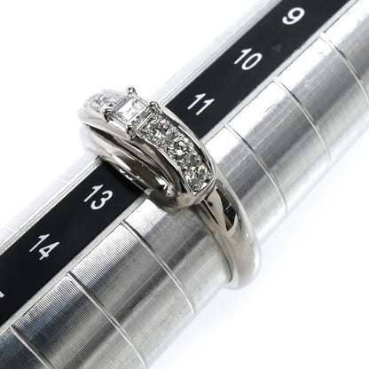 POLA ポーラ Pt900プラチナ リング・指輪 ダイヤモンド0.28ct 12号 7.1g レディース【中古】【美品】