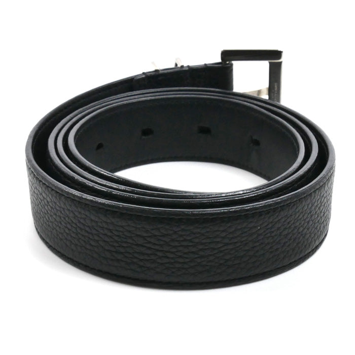 SAINT LAURENT サンローラン カサンドラ ベルト ブラック 634440BRM0E1000 メンズ【中古】