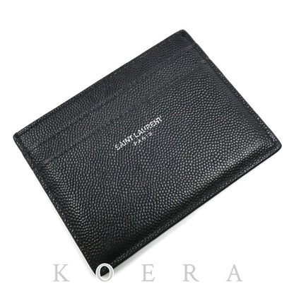 SAINT LAURENT サンローラン クラシック サンローラン カードケース ブラック 375946BTY0N1000 ユニセックス【中古】