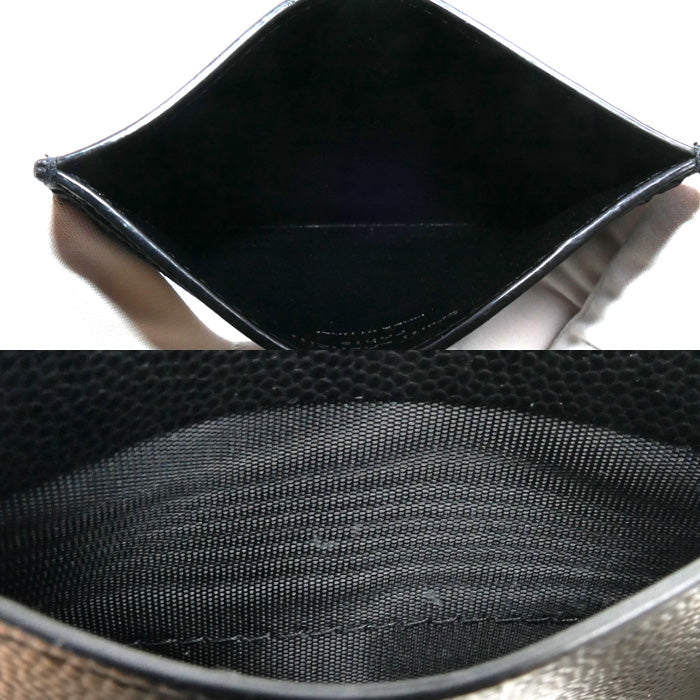 SAINT LAURENT サンローラン クラシック サンローラン カードケース ブラック 375946BTY0N1000 ユニセックス【中古】