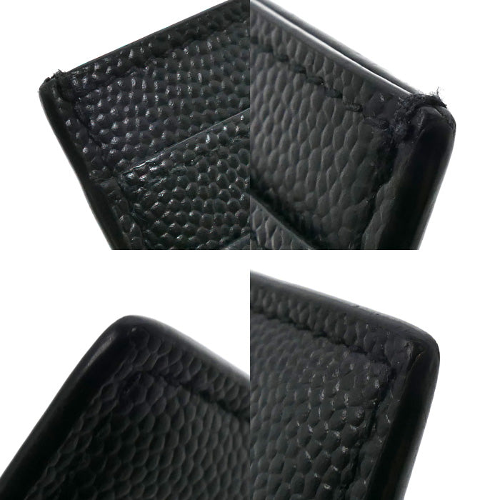 SAINT LAURENT サンローラン クラシック サンローラン カードケース ブラック 375946BTY0N1000 ユニセックス【中古】