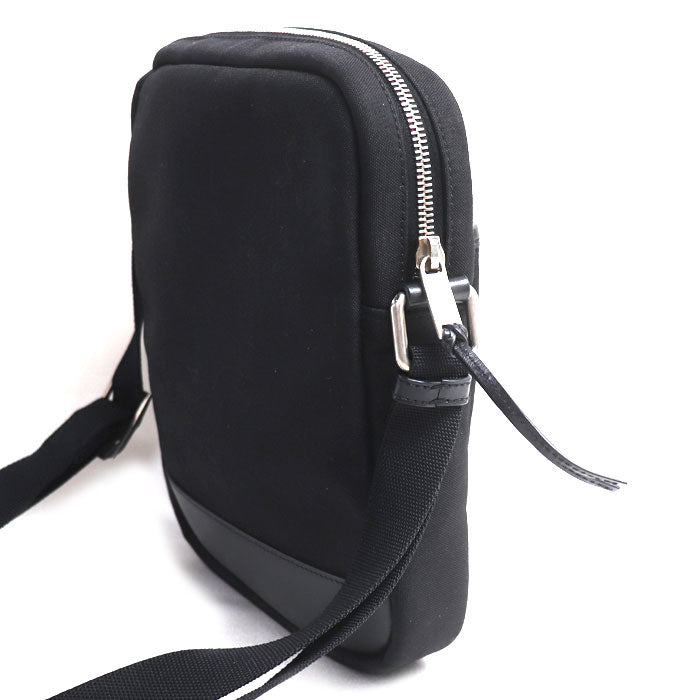 SAINT LAURENT サンローラン リビングトン ショルダーバッグ ブラック 482777 メンズ【中古】