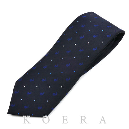 Paul Smith ポール・スミス ドット ウサギ柄 ネクタイ ネイビー 120005 552MJ メンズ【中古】