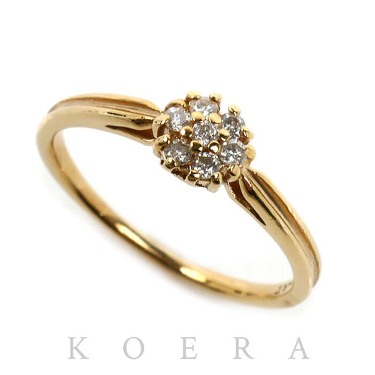 JILLSTUART ジルスチュアート K10YG イエローゴールド リング・指輪 ダイヤモンド 8号 1.1g レディース【中古】
