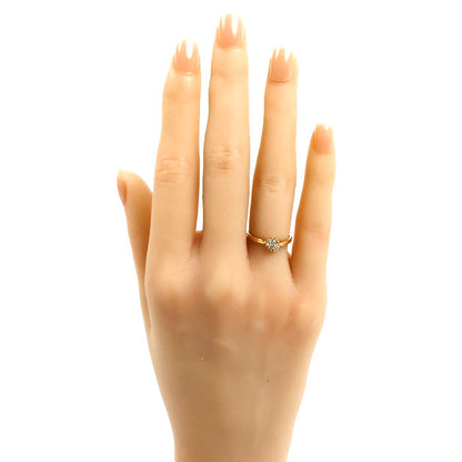 JILLSTUART ジルスチュアート K10YG イエローゴールド リング・指輪 ダイヤモンド 8号 1.1g レディース【中古】