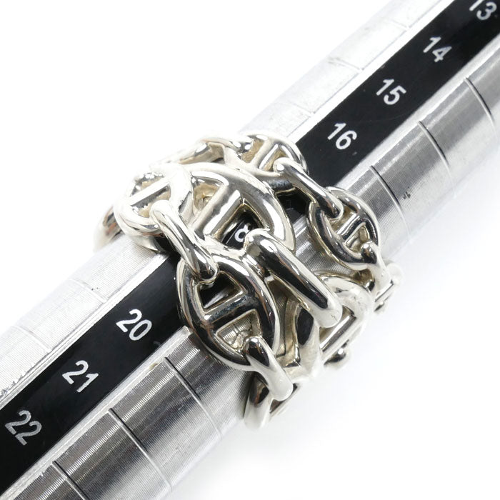 HERMES エルメス シルバー925 シェーヌダンクル アンシェネGM リング・指輪 H109506B 00058 18号 58 14.9g メンズ【中古】
