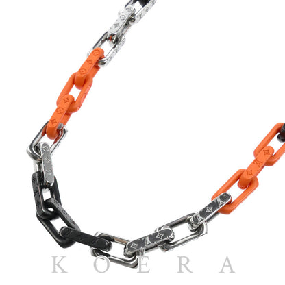 LOUIS VUITTON ルイ・ヴィトン メタル コリエ モノグラム チェーン ネックレス MP3142 LE0261 96g 53cm メンズ【中古】