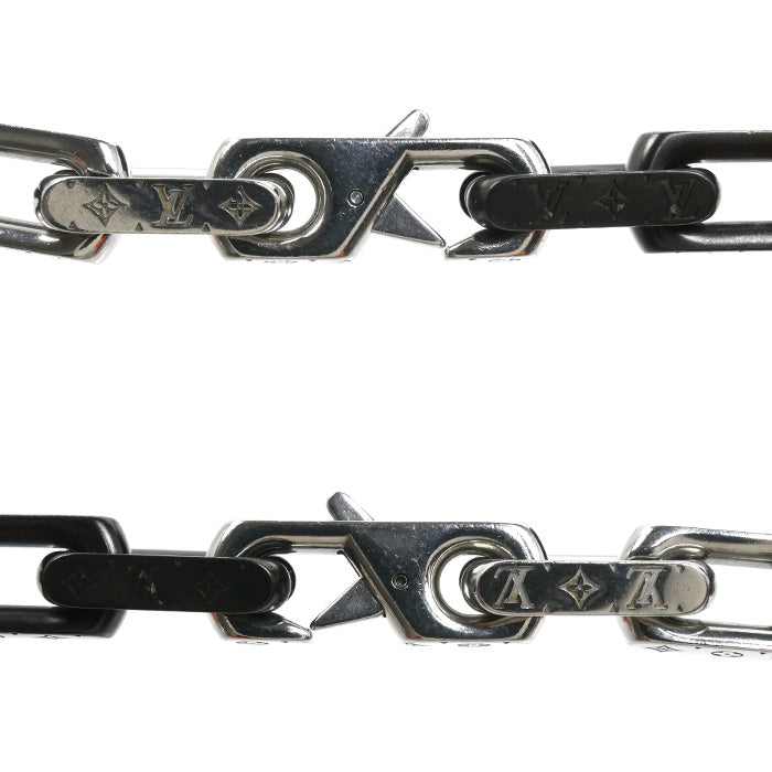 LOUIS VUITTON ルイ・ヴィトン メタル コリエ モノグラム チェーン ネックレス MP3142 LE0261 96g 53cm メンズ【中古】