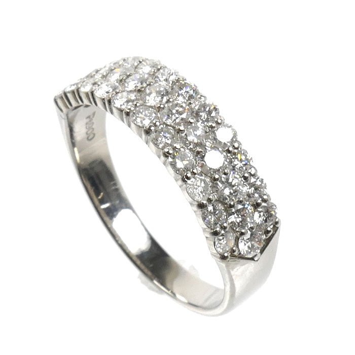 Pt900プラチナ リング・指輪 ダイヤモンド1.00ct 12号 3.8g レディース【中古】