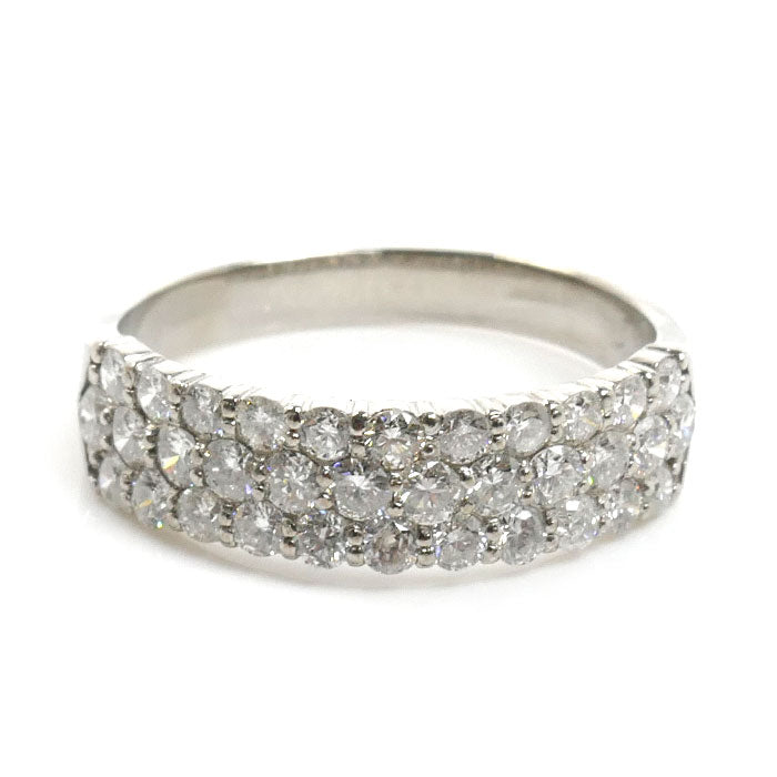 Pt900プラチナ リング・指輪 ダイヤモンド1.00ct 12号 3.8g レディース【中古】