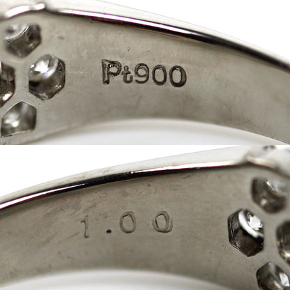 Pt900プラチナ リング・指輪 ダイヤモンド1.00ct 12号 3.8g レディース【中古】