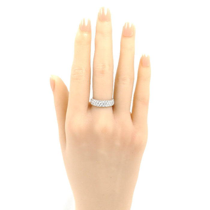 Pt900プラチナ リング・指輪 ダイヤモンド1.00ct 12号 3.8g レディース【中古】