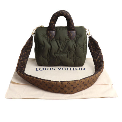 LOUIS VUITTON ルイ・ヴィトン LVピロー スピーディ バンドリエール25 ハンドバッグ カーキ M59009 IC レディース【中古】【美品】