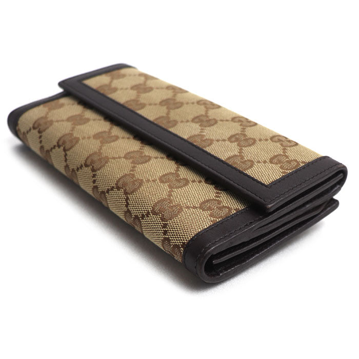 GUCCI グッチ インターロッキングG 長財布 ベージュ 269970 レディース【中古】
