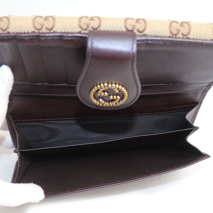 GUCCI グッチ インターロッキングG 長財布 ベージュ 269970 レディース【中古】