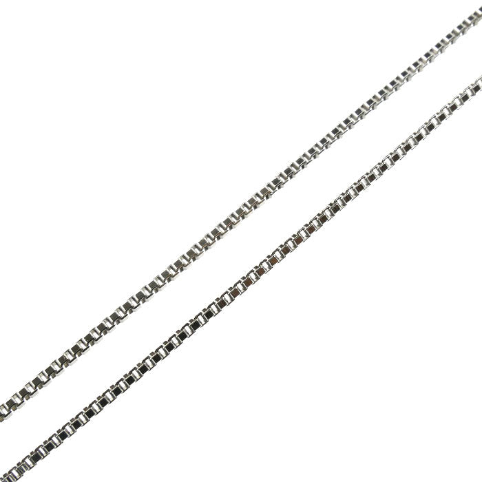 Pt900/850 クロス ネックレス ベネチアン ダイヤモンド1.00ct 6.2g 40cm レディース【中古】