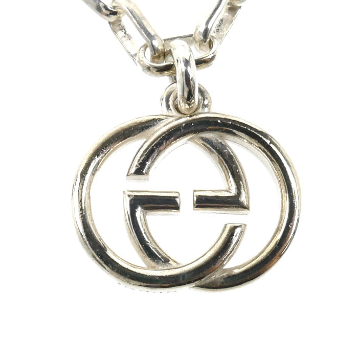GUCCI グッチ シルバー925 インターロッキングG ブレスレット 295711 
21 12.4g メンズ【中古】