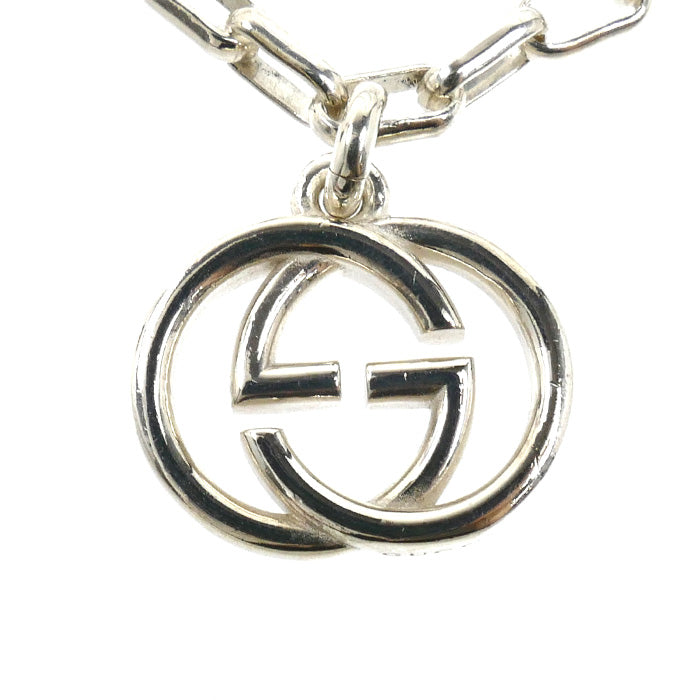 GUCCI グッチ シルバー925 インターロッキングG ブレスレット 295711 
21 12.4g メンズ【中古】