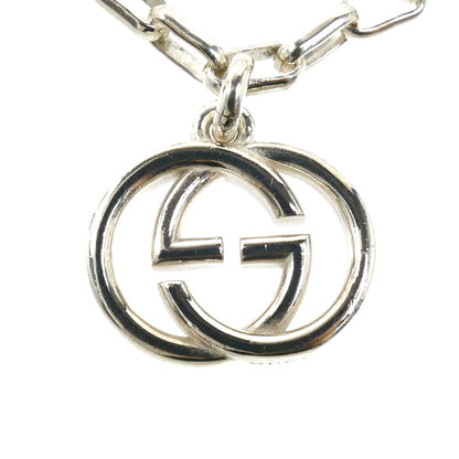 GUCCI グッチ シルバー925 インターロッキングG ブレスレット 295711 
21 12.4g メンズ【中古】