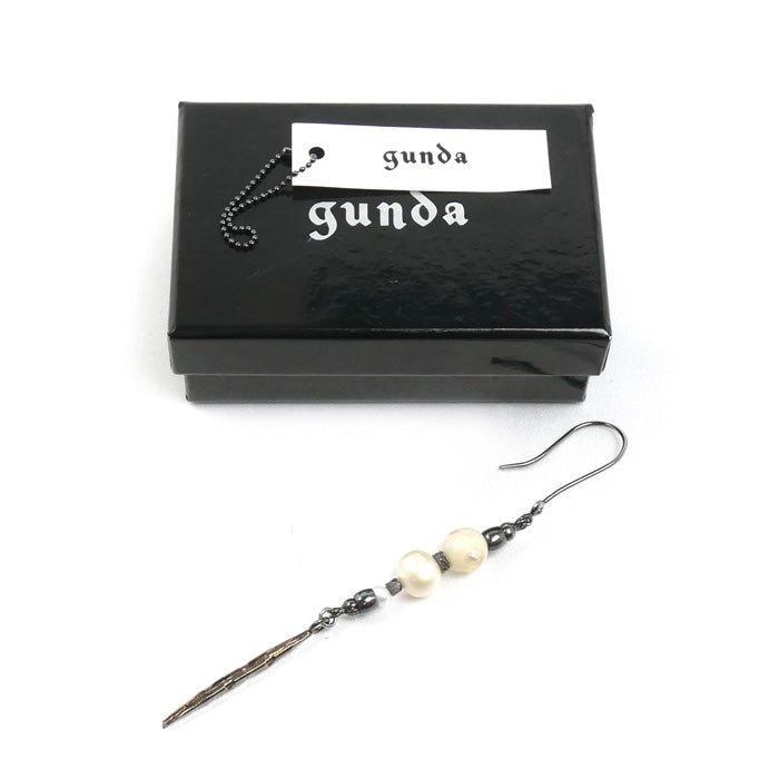 gunda ガンダ メタル MILKYWAY シングルピアス ピアス ユニセックス【中古】