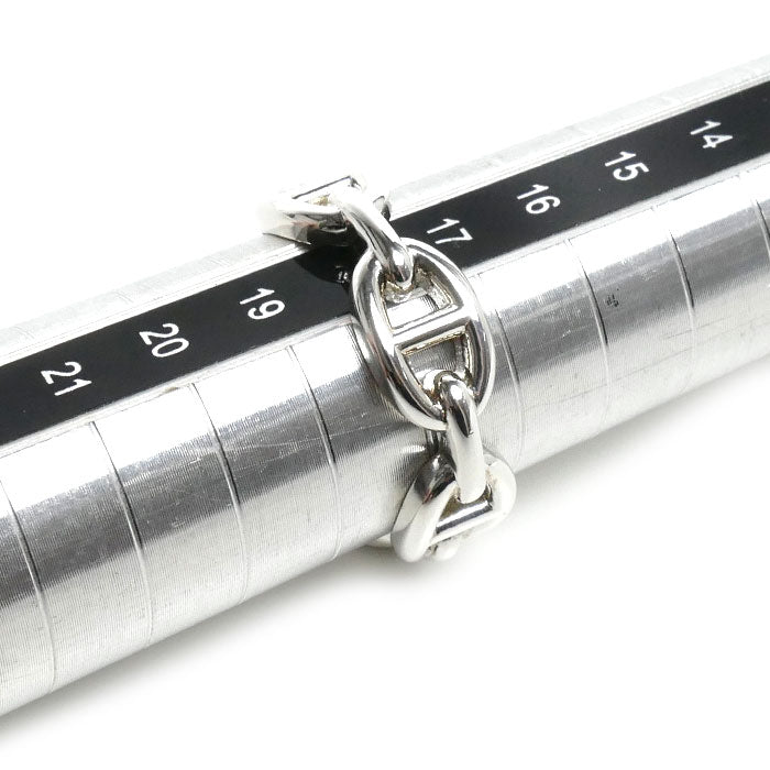 HERMES エルメス シルバー925 シェーヌダンクル アンシェネ PM リング・指輪 H109507B 00058 18号 58 6.2g メンズ【中古】
