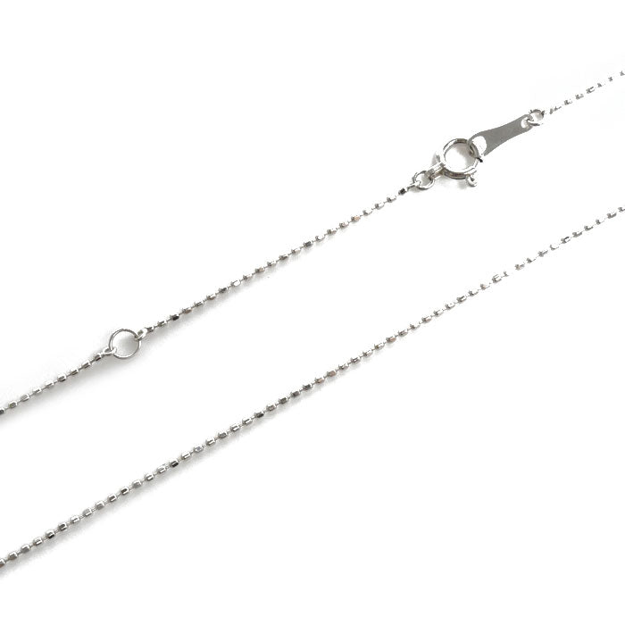 K18WG ホワイトゴールド 天使 ネックレス ダイヤモンド0.17ct 6.7g 40cm エンジェル レディース【中古】