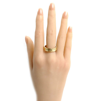 TIFFANY&Co. ティファニー K18YG イエローゴールド T TWO ワイド リング・指輪 19.5号 10.7g メンズ【中古】